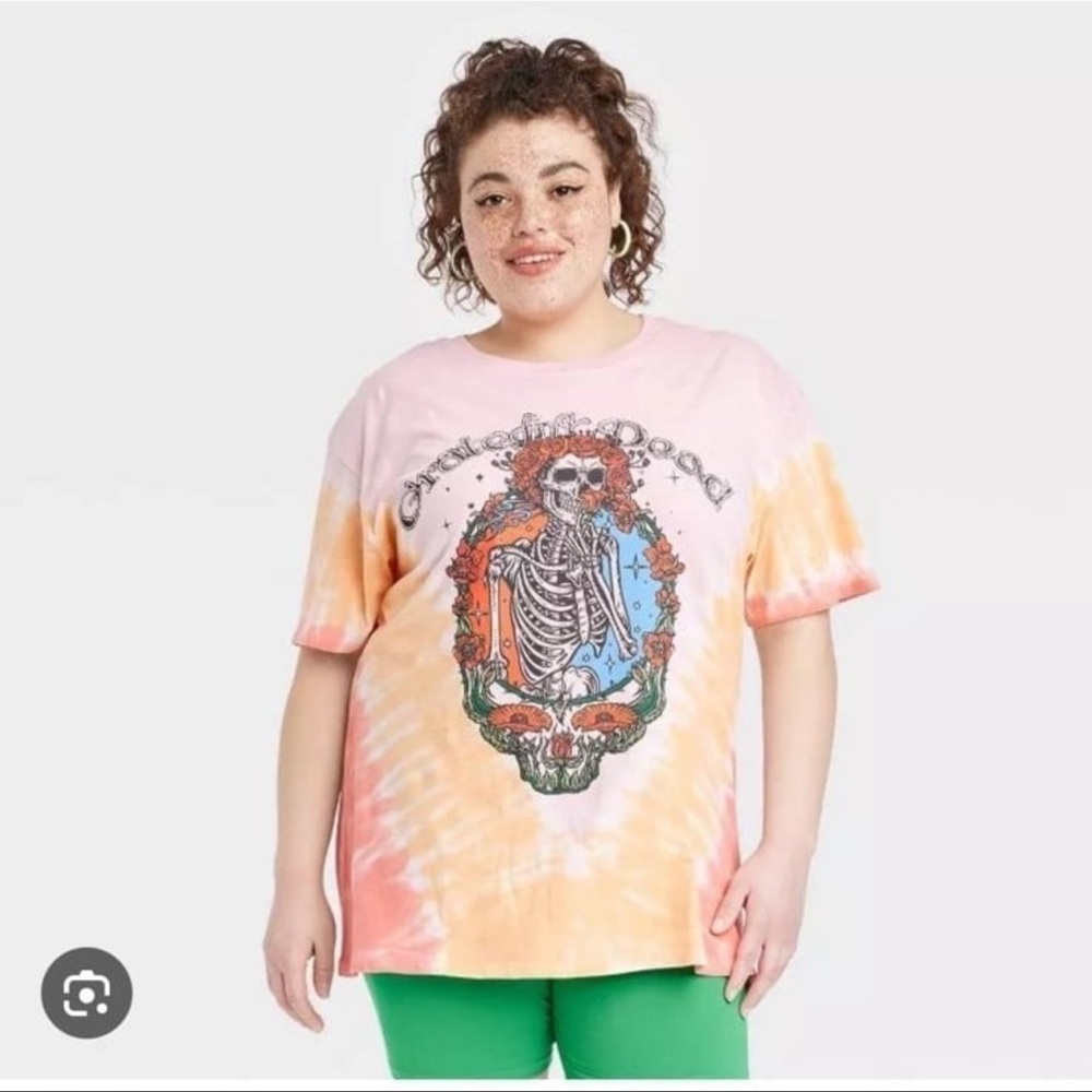 Grateful Dead band tee Tie-Dye Graphic T-Shirt 2X